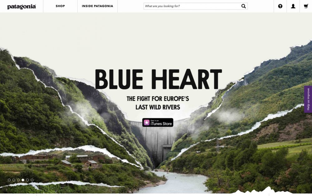 patagonia web design