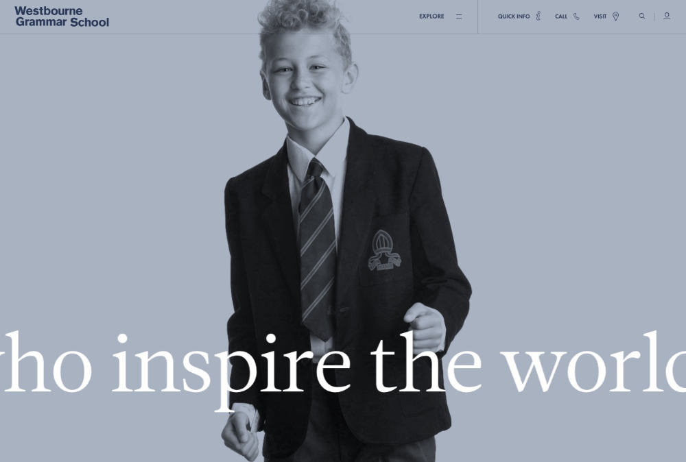 school website design